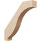 Ekena Millwork 3-inch W x 18-inch D x 18-inch H Baker Rough Cedar Woodgrain TimberThane Knee Brace, Primed BRCUR03X18X18BKRRCPR - alternate 1